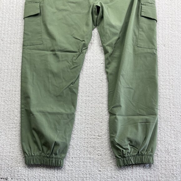 RGSTR Military Green Cargo Joggers Pants Tech Pockets Drawstring Mens 2X - Picture 11 of 13